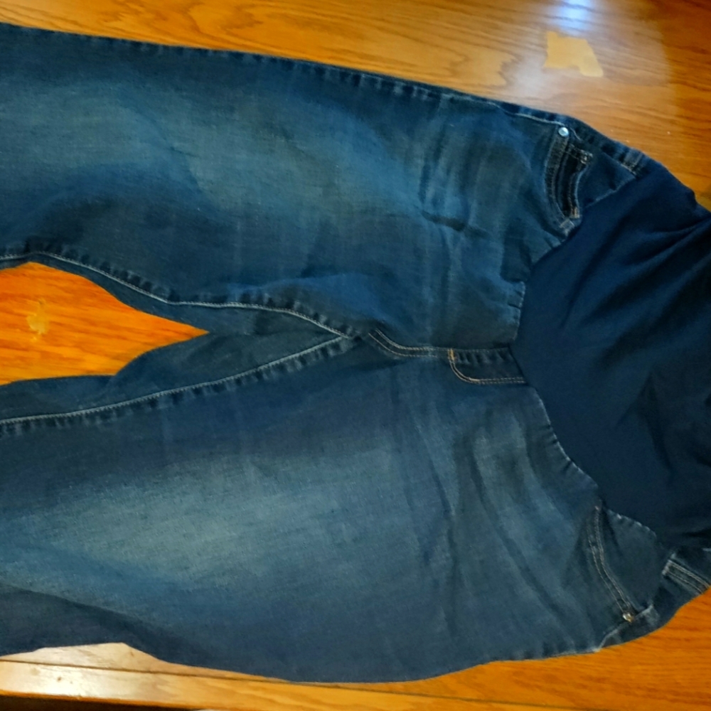 Indigo Blue 2xl maternity jeans bootcut